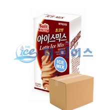 롯데삼강 초코아이스믹스 소프트아이스크림액상1000mL 10개 1박스 2박스단위 구매